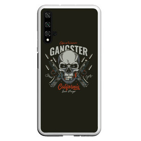 Чехол для Honor 20 с принтом GANGSTER , Силикон | Область печати: задняя сторона чехла, без боковых панелей | gangster | skull | zombie | адамова голова | гангстер | зомби | кладбище | мафиози | мертвец | могила | мумия | навь | пират | скелет | ужас | череп | череп и кости | черепок | черепушка