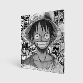 Холст квадратный с принтом Луфи улыбается one piece , 100% ПВХ |  | anime | luffy | one piece | zoro | аниме | большой куш | ван пис | вон пис | зоро | луфи | луффи | пират | пираты | ророна