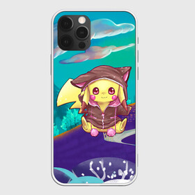 Чехол для iPhone 12 Pro Max с принтом Покемон в костюме , Силикон |  | anime | picachu | pikachu | аниме | милый | пика | пикачу | покебол | покемон