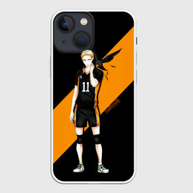 Чехол для iPhone 13 mini с принтом Кей Цукишима | Haikyuu ,  |  | 11 номер | anime | haikyu | haikyuu | manga | аниме | волейбол | волейбольный клуб | карасуно | кей цукишима | котаро бокуто | манга | обычный парень | очкарик | тендо | умный блокирующий цукки | хаику | хаикую