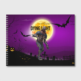 Альбом для рисования с принтом Dying light зомби , 100% бумага
 | матовая бумага, плотность 200 мг. | Тематика изображения на принте: dying light | аномалия | зараженный | монстр | мутант | ужасы | урод | хоррор