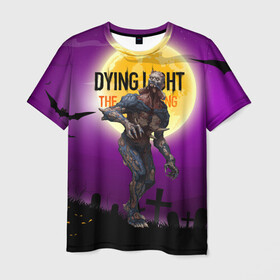 Мужская футболка 3D с принтом Dying light зомби , 100% полиэфир | прямой крой, круглый вырез горловины, длина до линии бедер | dying light | аномалия | зараженный | монстр | мутант | ужасы | урод | хоррор