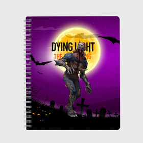 Тетрадь с принтом Dying light зомби , 100% бумага | 48 листов, плотность листов — 60 г/м2, плотность картонной обложки — 250 г/м2. Листы скреплены сбоку удобной пружинной спиралью. Уголки страниц и обложки скругленные. Цвет линий — светло-серый
 | Тематика изображения на принте: dying light | аномалия | зараженный | монстр | мутант | ужасы | урод | хоррор