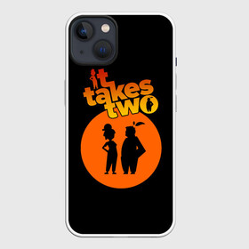 Чехол для iPhone 13 с принтом It Takes Two ,  |  | Тематика изображения на принте: action | it takes two | видеоигра | детские игры | для этого нужны двое | игра | логотипы игр | мэй и коди | роуз | хаким