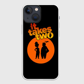 Чехол для iPhone 13 mini с принтом It Takes Two ,  |  | Тематика изображения на принте: action | it takes two | видеоигра | детские игры | для этого нужны двое | игра | логотипы игр | мэй и коди | роуз | хаким