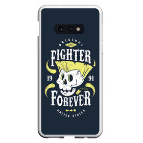 Чехол для Samsung S10E с принтом Fighter forever , Силикон | Область печати: задняя сторона чехла, без боковых панелей | Тематика изображения на принте: fighting | game | games | street fighter | балрог | бланка | вега | зангиев | игра | игры | классика | рю | сагат | стрит файтер | уличный боец | чан ли