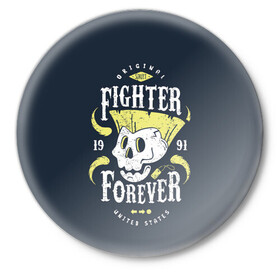 Значок с принтом Fighter forever ,  металл | круглая форма, металлическая застежка в виде булавки | fighting | game | games | street fighter | балрог | бланка | вега | зангиев | игра | игры | классика | рю | сагат | стрит файтер | уличный боец | чан ли