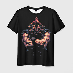 Мужская футболка 3D с принтом Dangers Acuma , 100% полиэфир | прямой крой, круглый вырез горловины, длина до линии бедер | akuma | fighting | game | games | street fighter | акума | игра | игры | классика | стрит файтер | уличный боец