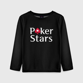 Детский лонгслив 3D с принтом Poker Stars , 100% полиэстер | длинные рукава, круглый вырез горловины, полуприлегающий силуэт
 | Тематика изображения на принте: 777 | cards | casino | chips | flash | fortune | game | joker | luck | omaha | poker | roulette | straight | texas holdem | tournament | азарт | джокер | игра | казино | карты | омаха | покер | рулетка | стрит | техасский холдэм | турнир | удача | фишки |