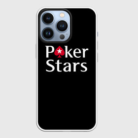 Чехол для iPhone 13 Pro с принтом Poker Stars ,  |  | Тематика изображения на принте: 777 | cards | casino | chips | flash | fortune | game | joker | luck | omaha | poker | roulette | straight | texas holdem | tournament | азарт | джокер | игра | казино | карты | омаха | покер | рулетка | стрит | техасский холдэм | турнир | удача | фишки |