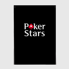 Постер с принтом Poker Stars , 100% бумага
 | бумага, плотность 150 мг. Матовая, но за счет высокого коэффициента гладкости имеет небольшой блеск и дает на свету блики, но в отличии от глянцевой бумаги не покрыта лаком | Тематика изображения на принте: 777 | cards | casino | chips | flash | fortune | game | joker | luck | omaha | poker | roulette | straight | texas holdem | tournament | азарт | джокер | игра | казино | карты | омаха | покер | рулетка | стрит | техасский холдэм | турнир | удача | фишки |