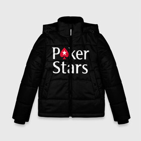 Зимняя куртка для мальчиков 3D с принтом Poker Stars , ткань верха — 100% полиэстер; подклад — 100% полиэстер, утеплитель — 100% полиэстер | длина ниже бедра, удлиненная спинка, воротник стойка и отстегивающийся капюшон. Есть боковые карманы с листочкой на кнопках, утяжки по низу изделия и внутренний карман на молнии. 

Предусмотрены светоотражающий принт на спинке, радужный светоотражающий элемент на пуллере молнии и на резинке для утяжки | Тематика изображения на принте: 777 | cards | casino | chips | flash | fortune | game | joker | luck | omaha | poker | roulette | straight | texas holdem | tournament | азарт | джокер | игра | казино | карты | омаха | покер | рулетка | стрит | техасский холдэм | турнир | удача | фишки |