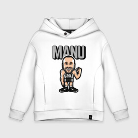 Детское худи Oversize хлопок с принтом Manu , френч-терри — 70% хлопок, 30% полиэстер. Мягкий теплый начес внутри —100% хлопок | боковые карманы, эластичные манжеты и нижняя кромка, капюшон на магнитной кнопке | basketball | game | ginobili | manu | nba | san antonio | sport | spurs | streetball | баскетбол | баскетболист | джинобили | игра | игрок | ману | мяч | нба | сан антонио | сперс | спорт | стритбол | тренер