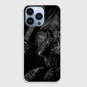 Чехол для iPhone 13 Pro с принтом БЕРСЕРК черно   белый ,  |  | anime | berserk | аниме | берсерк | бесерк | гатс | манга | мультфильм