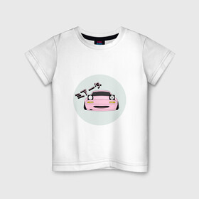 Детская футболка хлопок с принтом Mazda Miata Mx5 , 100% хлопок | круглый вырез горловины, полуприлегающий силуэт, длина до линии бедер | drift | japan | jdm | mazda | miata | mx5 | roadster | stance | дрифт | ждм | мазда | миата | стенс | тюнинг | япония