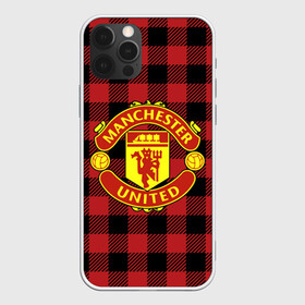 Чехол для iPhone 12 Pro Max с принтом Манчестер Юнайтед фон в клетку , Силикон |  | football | manchester | manchester united | soccer | united | лига чемпионов | манчестер | манчестер юнайтед | ретро | рубашка | фон в клетку | фон клетка | форма | формы | футбол | юнайтед