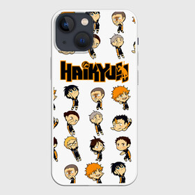 Чехол для iPhone 13 mini с принтом Команда школы Карасуно | Haikyuu ,  |  | anime | haikyu | haikyuu | karasuno | manga | аниме | асахи азумане | волейбол | волейбольный клуб | вороны | карасуно | коши сугавара | манга | рюноске танака | старшая школа | тобио кагеяма | хаику | хаикую | шоё хината