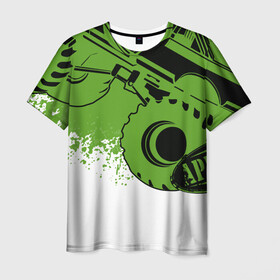 Мужская футболка 3D с принтом Monster Truck , 100% полиэфир | прямой крой, круглый вырез горловины, длина до линии бедер | monster | truck | авто | автомобиль | иллюстрация