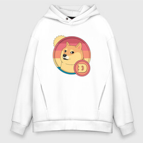 Мужское худи Oversize хлопок с принтом Retro Dogecoin | Ретро Доге , френч-терри — 70% хлопок, 30% полиэстер. Мягкий теплый начес внутри —100% хлопок | боковые карманы, эластичные манжеты и нижняя кромка, капюшон на магнитной кнопке | Тематика изображения на принте: art | coin | dank meme | dodgecouin | doge | elon musk | litecoin | meme | memes | vintage | арт | винтаж | виртуальные деньги | догекоин | илон маск | интернет мем доге | кабосу | крипта | криптовалюта | лайткоин | мем | мемас | мемасик