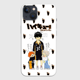 Чехол для iPhone 13 с принтом Малыши Хината и Бокуто | Haikyuu ,  |  | anime | haikyu | haikyuu | karasuno | koutarou bokuto | manga | shoyo hinata | академия фукуродани | аниме | волейбол | волейбольный клуб | карасуно | котаро бокуто | манга | старшая школа | хаику | хаикую | шоё хината