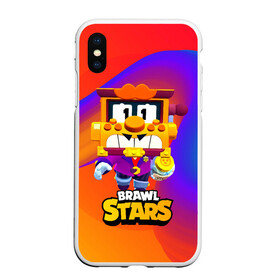 Чехол для iPhone XS Max матовый с принтом Грифф Griff Brawl Stars , Силикон | Область печати: задняя сторона чехла, без боковых панелей | brawl | brawl stars | brawlstars | brawl_stars | grif | griff | бравл | бравлстарс | грифф