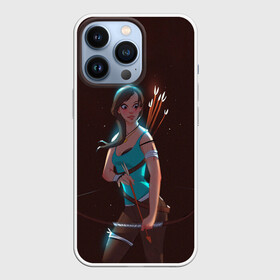 Чехол для iPhone 13 Pro с принтом Sweet Lara ,  |  | Тематика изображения на принте: game | games | lara croft | tomb rider | игра | игры | лара крофт | расхитительница гробниц | томб райдер