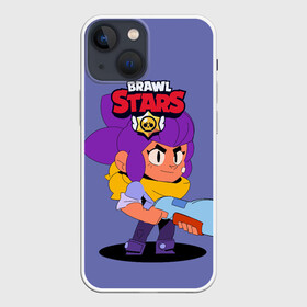 Чехол для iPhone 13 mini с принтом Brawl Stars Шелли ,  |  | android | brawl | brawl stars | clash | game | squeak | stars | андроид | игра | мобильные игры | скуик