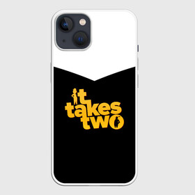 Чехол для iPhone 13 с принтом It takes two | Logo (Z) ,  |  | Тематика изображения на принте: hakim | hazelight studios | it takes two | joy | mei | takes two | для этого нужны двое | коди | компьютерная игра | мей | мэй | нужны двое | радость | хаким