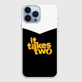 Чехол для iPhone 13 Pro Max с принтом It takes two | Logo (Z) ,  |  | Тематика изображения на принте: hakim | hazelight studios | it takes two | joy | mei | takes two | для этого нужны двое | коди | компьютерная игра | мей | мэй | нужны двое | радость | хаким