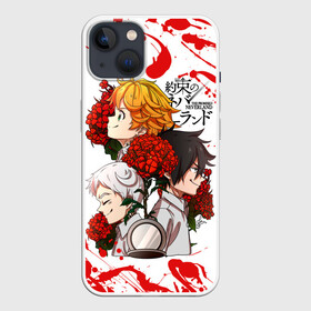 Чехол для iPhone 13 с принтом Yakusoku no Neverland ,  |  | anime | manga | yakusoku no neverland | аниме | манга | неверленд | обещанный неверленд