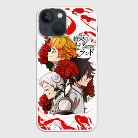 Чехол для iPhone 13 mini с принтом Yakusoku no Neverland ,  |  | anime | manga | yakusoku no neverland | аниме | манга | неверленд | обещанный неверленд