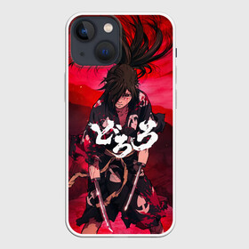 Чехол для iPhone 13 mini с принтом Dororo Poster | Дороро Постер (Z) ,  |  | Тематика изображения на принте: anime | dororo | logo | manga | postor | shogakukan | аниме | джукай | дороро | лого | манга | мио | нуи но ката | оджия | такебо | тахомару | фентази | фэнтази | хяккимару