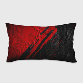Подушка 3D антистресс с принтом Красное чёрное 3D , наволочка — 100% полиэстер, наполнитель — вспененный полистирол | состоит из подушки и наволочки на молнии | абстракция | иллюстрация | искусство | краска | культура | текстура