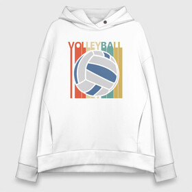 Женское худи Oversize хлопок с принтом True Volleyball , френч-терри — 70% хлопок, 30% полиэстер. Мягкий теплый начес внутри —100% хлопок | боковые карманы, эластичные манжеты и нижняя кромка, капюшон на магнитной кнопке | ball | beach | game | sport | volley | volleyball | волейбол | волейболист | волейболистка | гол | игра | игрок | мяч | площадка | пляж | пляжный | победа | сетка | спорт | тренер | чемпион