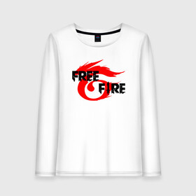 Женский лонгслив хлопок с принтом FREEFIRE | GARENA (Z) , 100% хлопок |  | 111dots studio | battlegrounds | free fire | freefire | game | garena | garena free fire | гарена | игра | игры | киберспорт | королевская битва | мобильная игра | онлайн игра | пабг | фри фаер | фрифаер | экшн