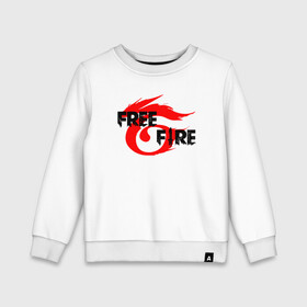 Детский свитшот хлопок с принтом FREEFIRE | GARENA (Z) , 100% хлопок | круглый вырез горловины, эластичные манжеты, пояс и воротник | 111dots studio | battlegrounds | free fire | freefire | game | garena | garena free fire | гарена | игра | игры | киберспорт | королевская битва | мобильная игра | онлайн игра | пабг | фри фаер | фрифаер | экшн