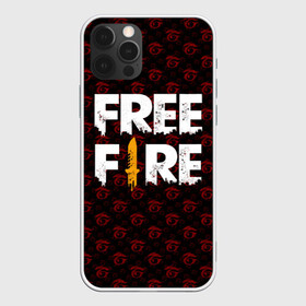 Чехол для iPhone 12 Pro Max с принтом FREEFIRE | PATTERN GARENA (Z) , Силикон |  | Тематика изображения на принте: 111dots studio | battlegrounds | free fire | freefire | game | garena | garena free fire | гарена | игра | игры | киберспорт | королевская битва | мобильная игра | онлайн игра | пабг | фри фаер | фрифаер | экшн