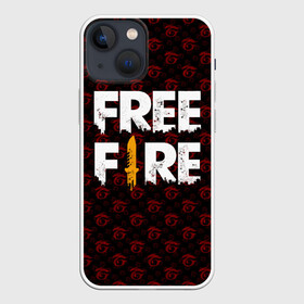 Чехол для iPhone 13 mini с принтом FREEFIRE | PATTERN GARENA (Z) ,  |  | 111dots studio | battlegrounds | free fire | freefire | game | garena | garena free fire | гарена | игра | игры | киберспорт | королевская битва | мобильная игра | онлайн игра | пабг | фри фаер | фрифаер | экшн