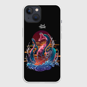 Чехол для iPhone 13 с принтом Обнимашки Кракена ,  |  | game | games | kraken | pirate | sea of thieves | sot | игра | игры | кракен | майкрософт | море воров | пират | пираты