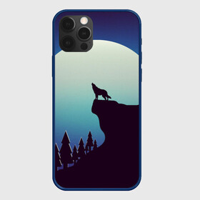 Чехол для iPhone 12 Pro Max с принтом ВОЛК И ЛУНА 3D , Силикон |  | вой | волк | жизнь | лес | луна | одиночество | природа | философия