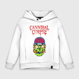 Детское худи Oversize хлопок с принтом Cannibal Corpse | Труп Каннибала (Z) , френч-терри — 70% хлопок, 30% полиэстер. Мягкий теплый начес внутри —100% хлопок | боковые карманы, эластичные манжеты и нижняя кромка, капюшон на магнитной кнопке | Тематика изображения на принте: cannibal | cannibal corpse | corpse | death metal | deathgrind | алекс уэбстер | брутальный дэт метал | дэт метал | дэтграйнд | пол мазуркевич | роб барретт | труп каннибала