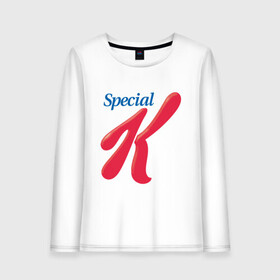 Женский лонгслив хлопок с принтом special k merch Essential , 100% хлопок |  | kpop | special k merch essential | корейская попо музыка