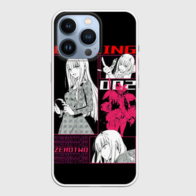 Чехол для iPhone 13 Pro с принтом Зеро Ту с рожками ,  |  | darling in the franxx | zero two | аниме | вайфу | виабу | девушка | зеро ту | любимый во франксе | ноль два | сенпай