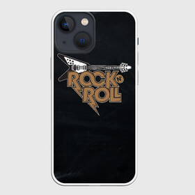 Чехол для iPhone 13 mini с принтом Rock n Roll Гитара ,  |  | rock | rock n roll | roll | гитара | гитарист | музыкант | рок