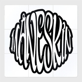 Магнитный плакат 3Х3 с принтом Maneskin , Полимерный материал с магнитным слоем | 9 деталей размером 9*9 см | evrovision | maneskin | manskin | moneskin | monskin | евровидение | манескин | манскин | монескин | монскин