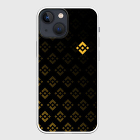 Чехол для iPhone 13 mini с принтом BINANCE | БИНАНС ПАТТЕРН ,  |  | bitcoin | blockchain | btc | cardano | crypto | ethereum | polkadot | tether | xrp | бинанс | биткоин | блокчейн | валюта | деньги | криптовалюта | майнер | майнинг | цифровая валюта | цифровое золото | эфир