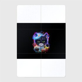 Магнитный плакат 2Х3 с принтом Космический котик и планеты , Полимерный материал с магнитным слоем | 6 деталей размером 9*9 см | Тематика изображения на принте: cat | cosmos | вселенная | звезды | кис | киса | космос | кот | котик | котики | кошечка | кошка | мем | планета | планеты | с котом