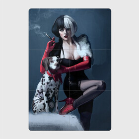 Магнитный плакат 2Х3 с принтом Cruella, Круэлла, 101 далматинец, дисней, disney, cruella devil, Эмма Стоун, Emma Stone. , Полимерный материал с магнитным слоем | 6 деталей размером 9*9 см | 101 далматинец | cruella | cruella devil | disney | emma stone. | дисней | круэлла | эмма стоун