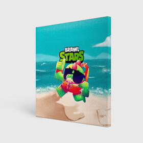 Холст квадратный с принтом Базз Buzz Brawl Stars пляж , 100% ПВХ |  | brawl | brawl stars | brawlstars | brawl_stars | buz | buzz | баз | базз | бравл | бравлстарс | буз