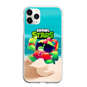 Чехол для iPhone 11 Pro Max матовый с принтом Базз Buzz Brawl Stars пляж , Силикон |  | brawl | brawl stars | brawlstars | brawl_stars | buz | buzz | баз | базз | бравл | бравлстарс | буз